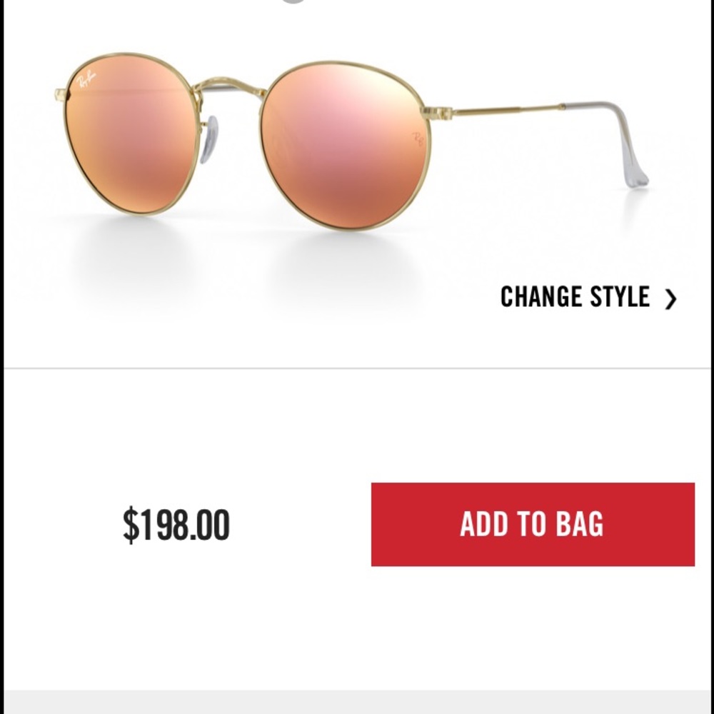Circle Raybans - image 1